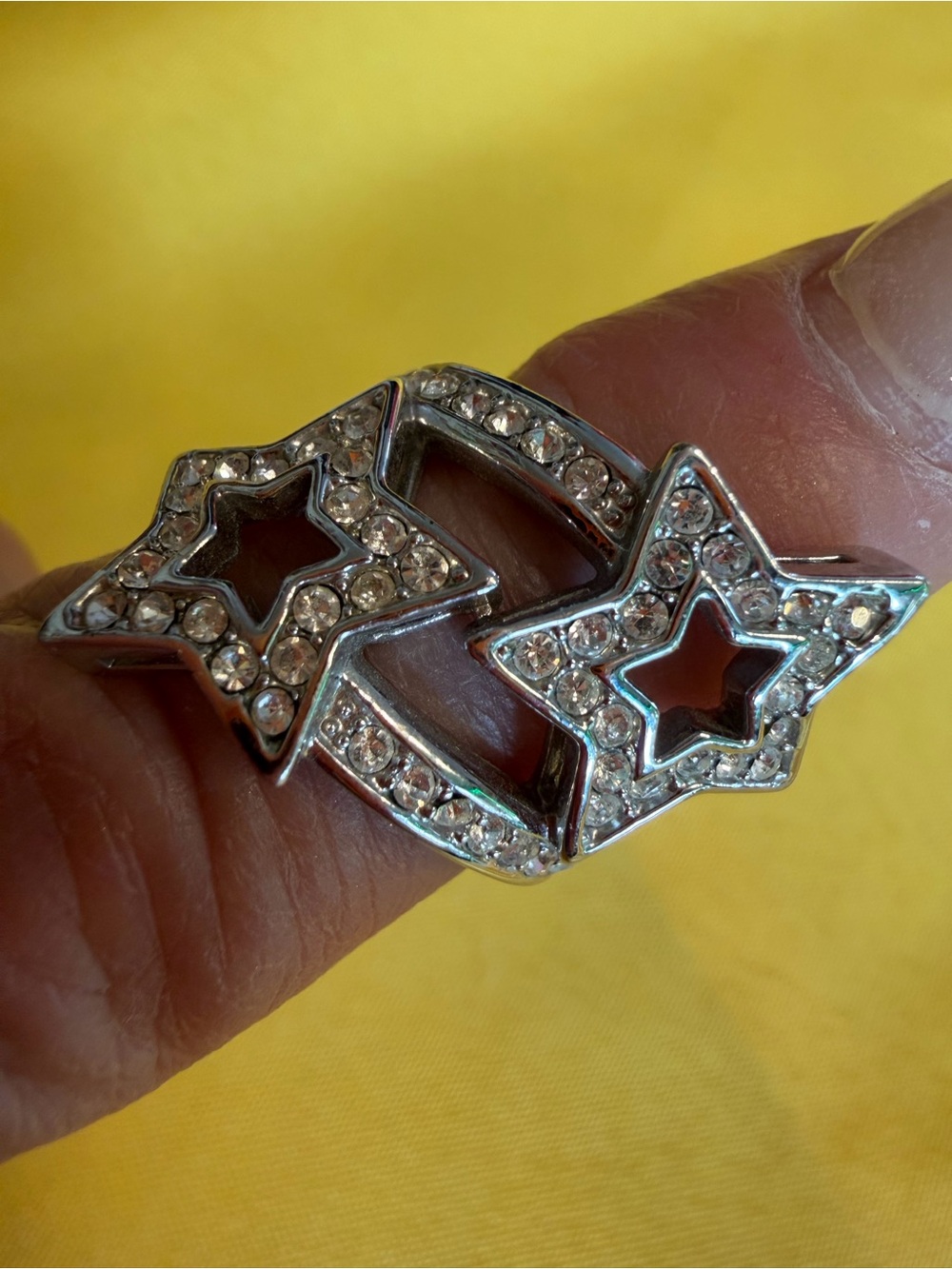 Park Lane Silver Crystal Shooting Star Ring Size 6